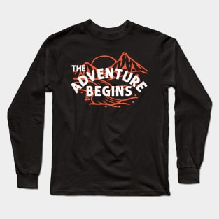 The adventure begins Long Sleeve T-Shirt